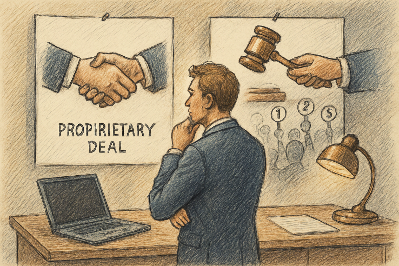 Selling Your Business? Proprietary Deal vs. Auction — What Every Founder Must Know